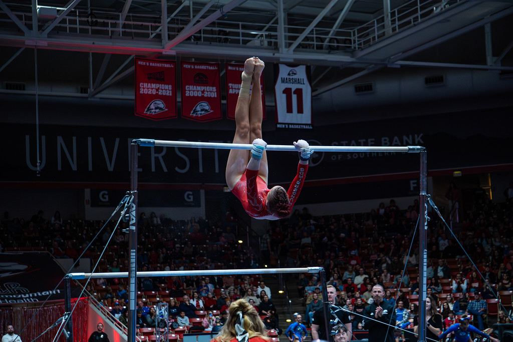 Southern Utah gymnastics place second at Utah State quad meet - Stadium ...